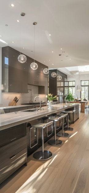 Modern Luxury Kitchen by Martin Owen Group